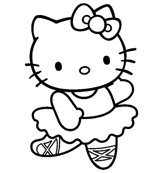 Tổng hợp 50+ tranh tô màu Hello Kitty đáng yêu cho bé