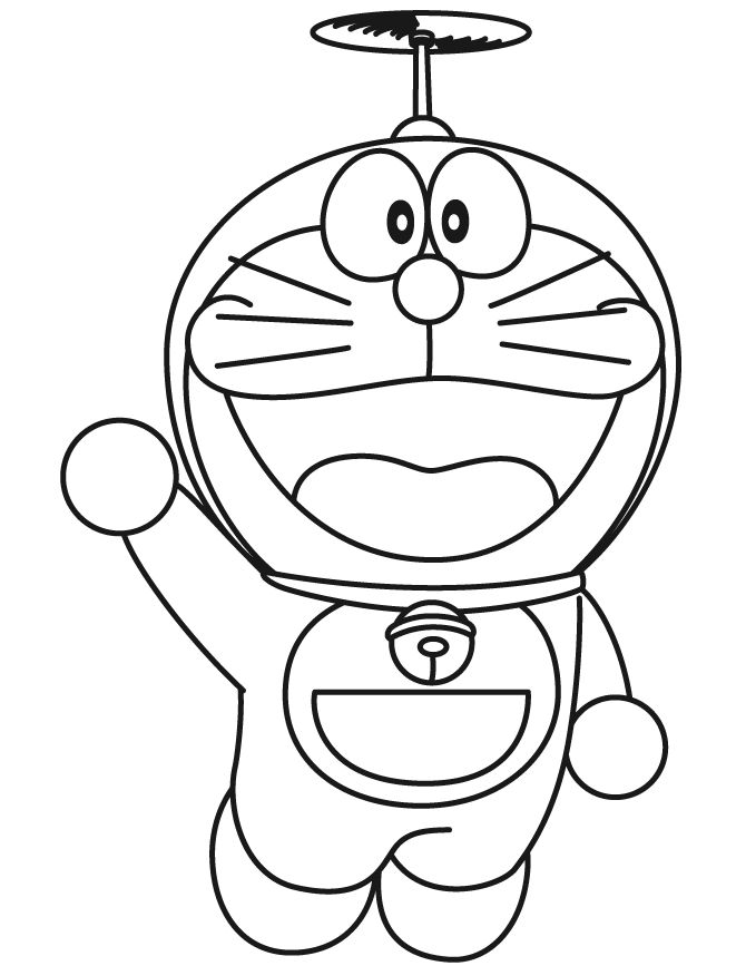 Tổng hợp 50+ tranh tô màu Doraemon siêu dễ thương cho bé