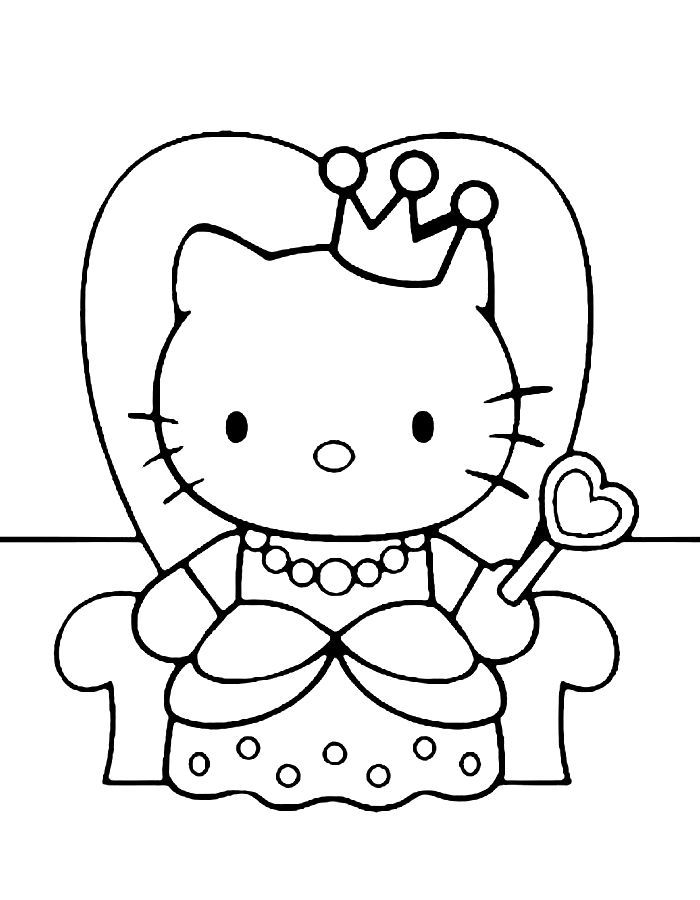 Tổng hợp 50+ tranh tô màu Hello Kitty đáng yêu cho bé