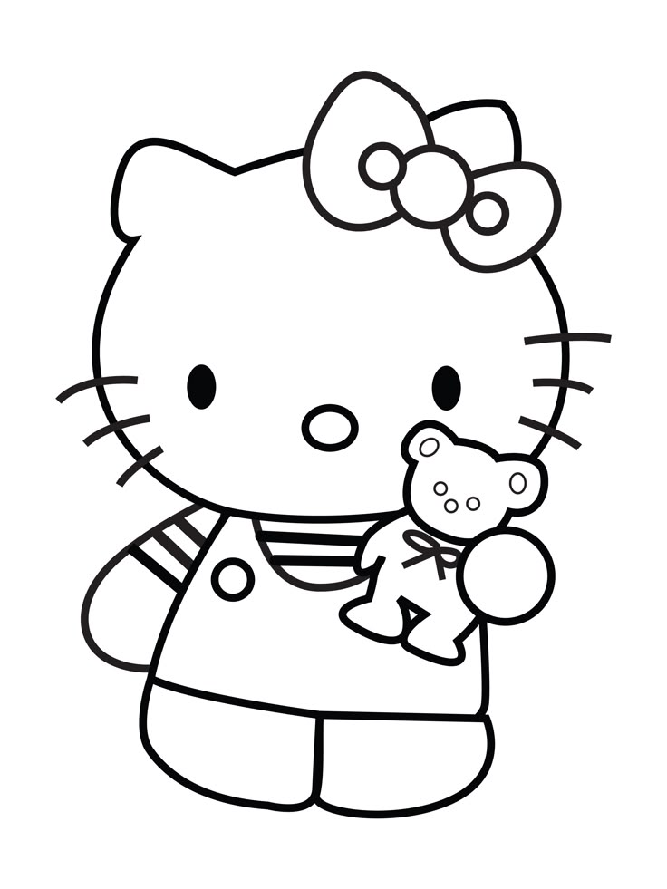 Tổng hợp 50+ tranh tô màu Hello Kitty đáng yêu cho bé