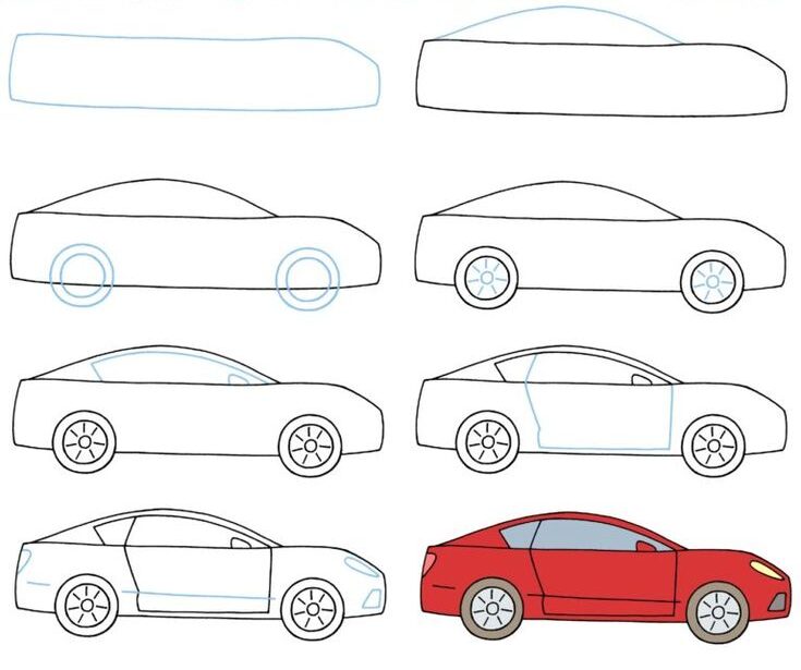 Bộ sưu tập hình vẽ các loại xe ô tô cho bé thoả sức khám phá