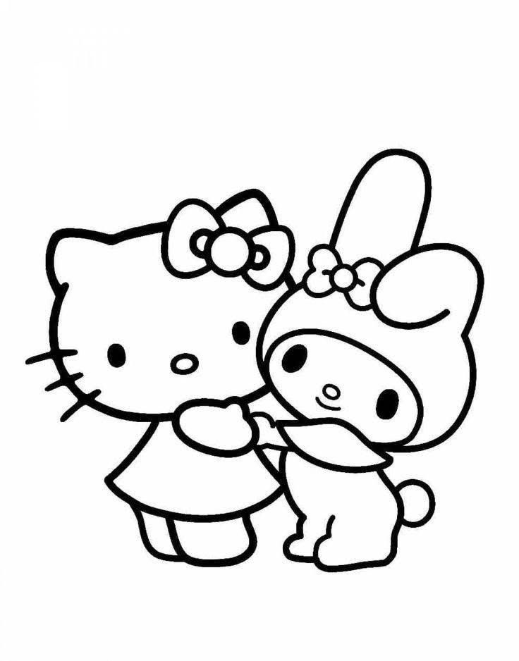 Tổng hợp 50+ tranh tô màu Hello Kitty đáng yêu cho bé