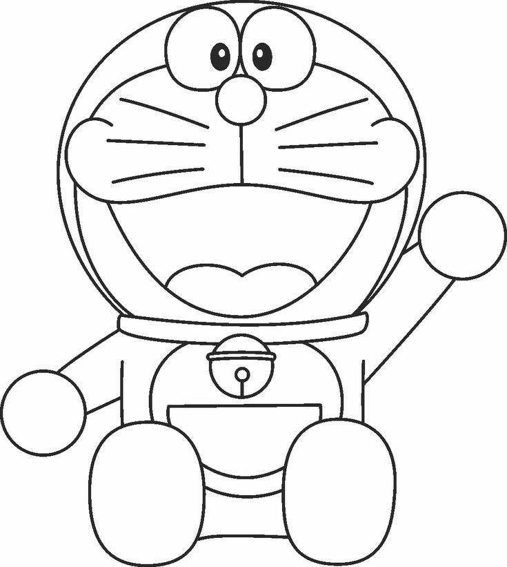 Tổng hợp 50+ tranh tô màu Doraemon siêu dễ thương cho bé