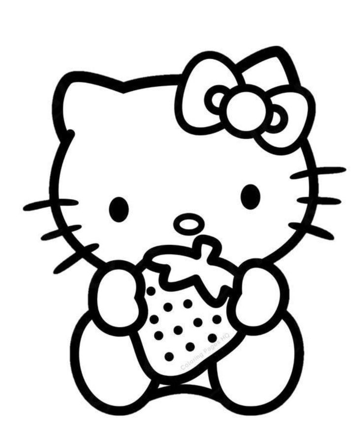 Tổng hợp 50+ tranh tô màu Hello Kitty đáng yêu cho bé