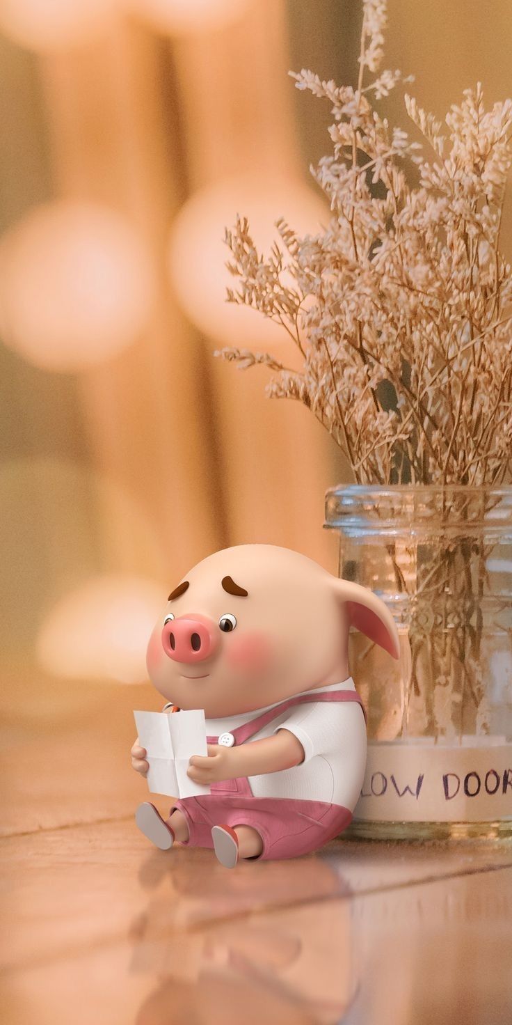 Tổng hợp 50+ hình nền điện thoại "Little Pig 🐷 🐷 " cực đáng yêu 