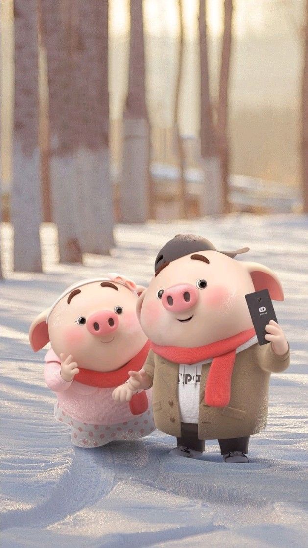 Tổng hợp 50+ hình nền điện thoại "Little Pig 🐷 🐷  " cực đáng yêu 