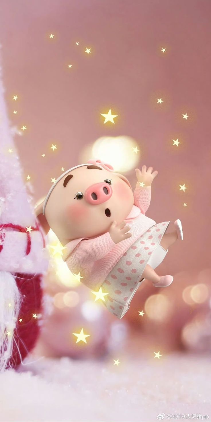 Tổng hợp 50+ hình nền điện thoại "Little Pig 🐷 🐷 " cực đáng yêu 