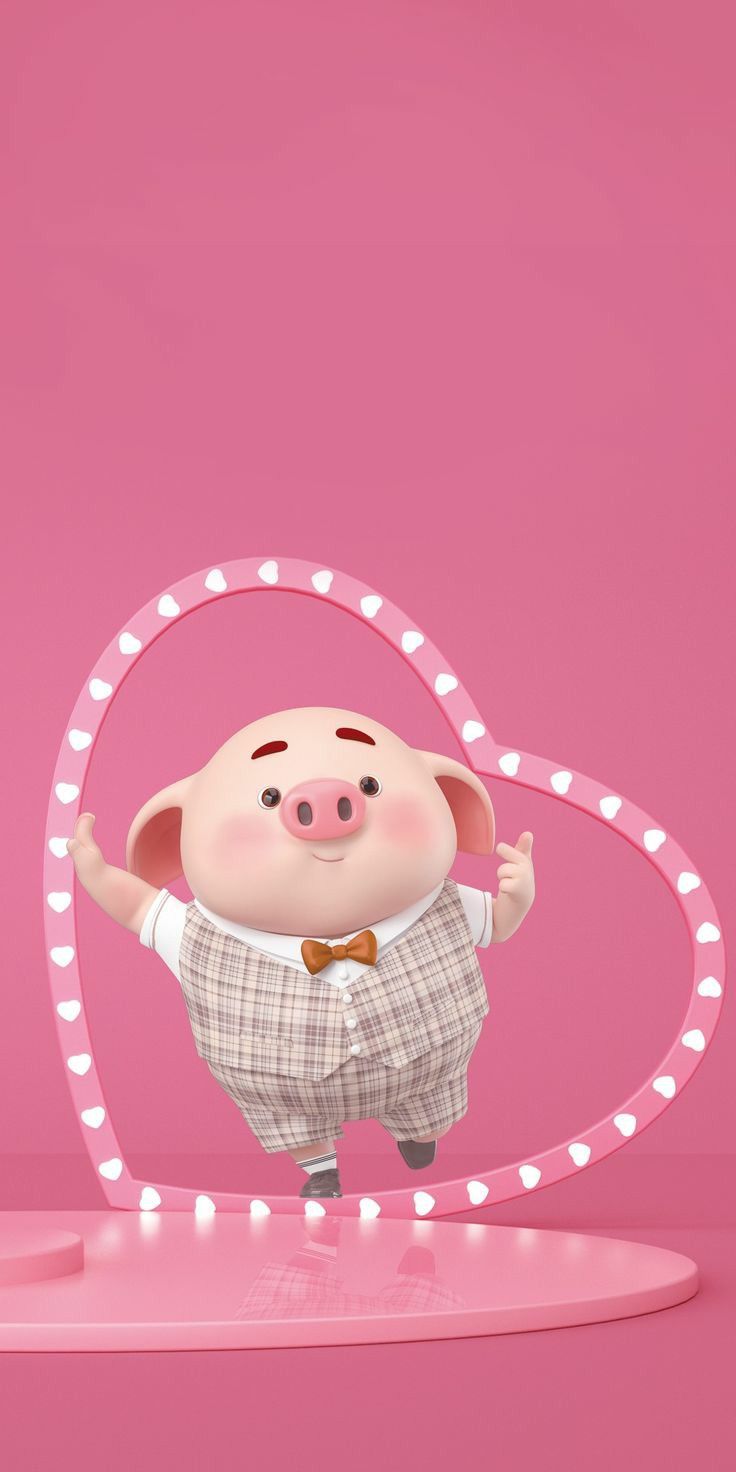 Tổng hợp 50+ hình nền điện thoại "Little Pig 🐷 🐷 " cực đáng yêu 