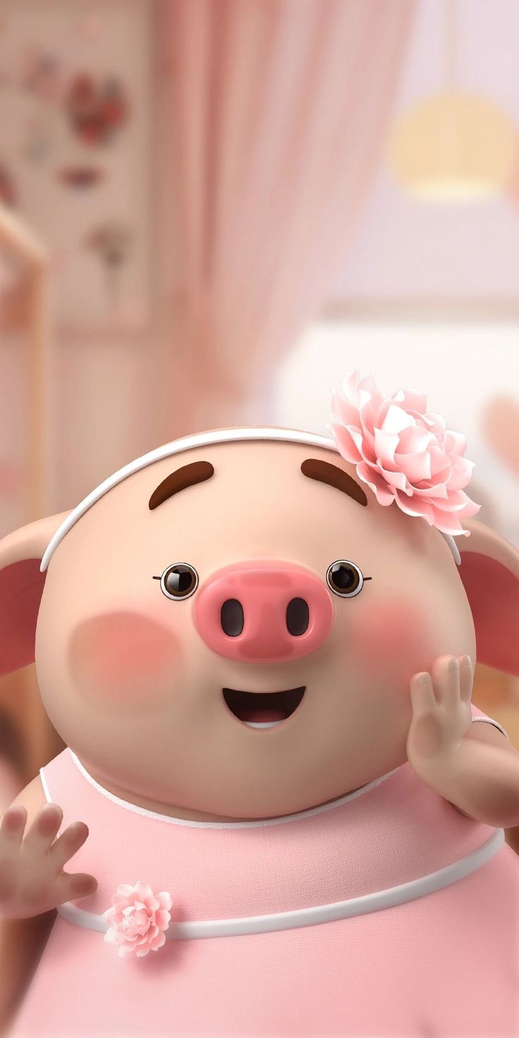 Tổng hợp 50+ hình nền điện thoại "Little Pig 🐷 🐷 " cực đáng yêu 