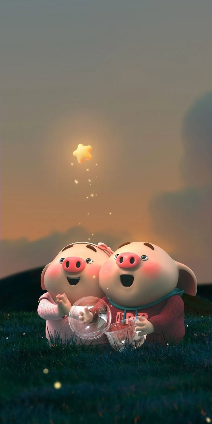 Tổng hợp 50+ hình nền điện thoại "Little Pig 🐷 🐷  " cực đáng yêu 